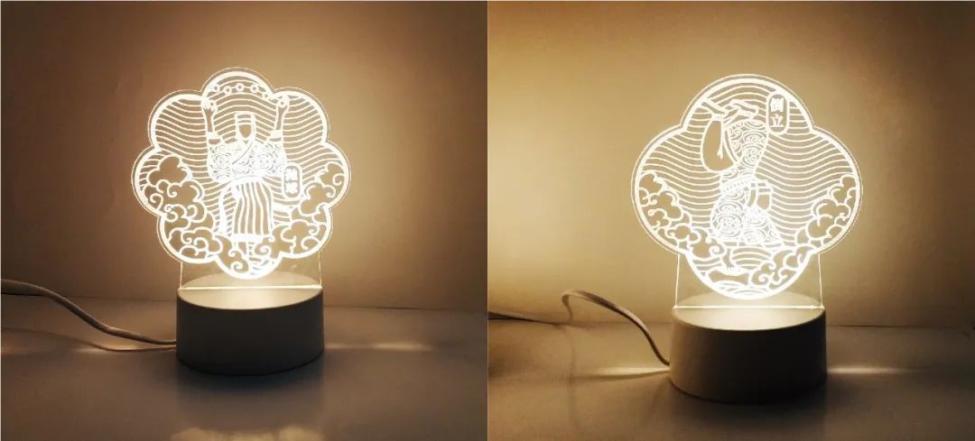 3D 亚克力 小夜灯台