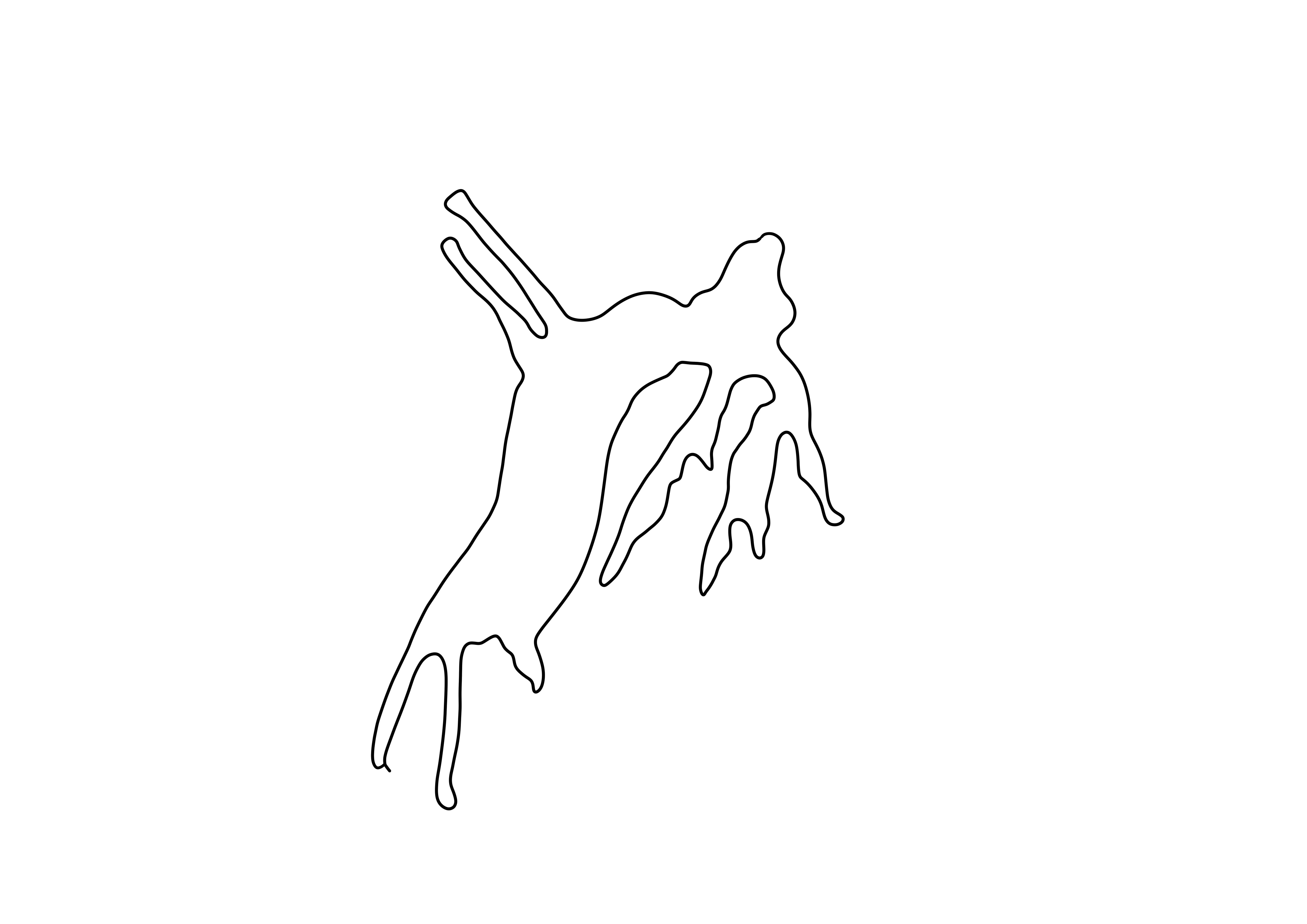 鹿 汉画像石 
